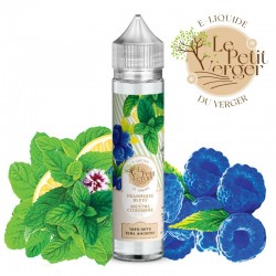 e liquide Framboise Bleue Menthe Citronnée 50ML - Le Petit Verger Savourea -vivap.fr