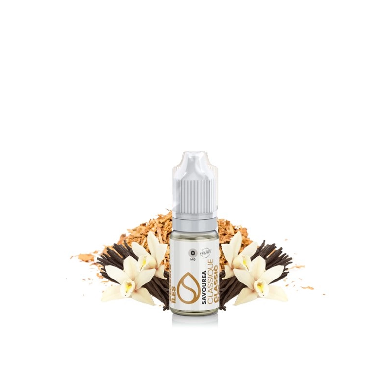 E liquide Classic Iles    10ml - Savourea disponible sur  vivap.fr tout pour la cigarette électronique pas cher !!!