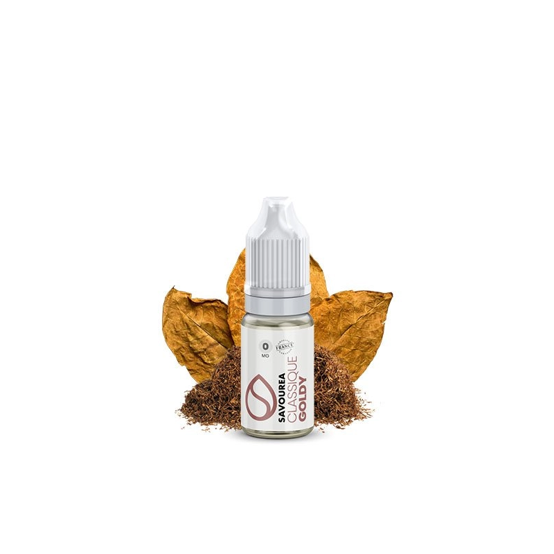 E liquide Classic Goldy    10ml - Savourea disponible sur  vivap.fr tout pour la cigarette électronique pas cher !!!