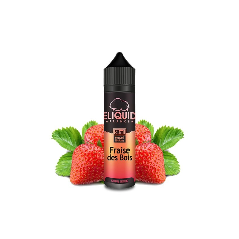 E liquide Fraise des bois  0mg 50ml - Eliquid France - vivap.fr cigarette électronique pas cher !!!