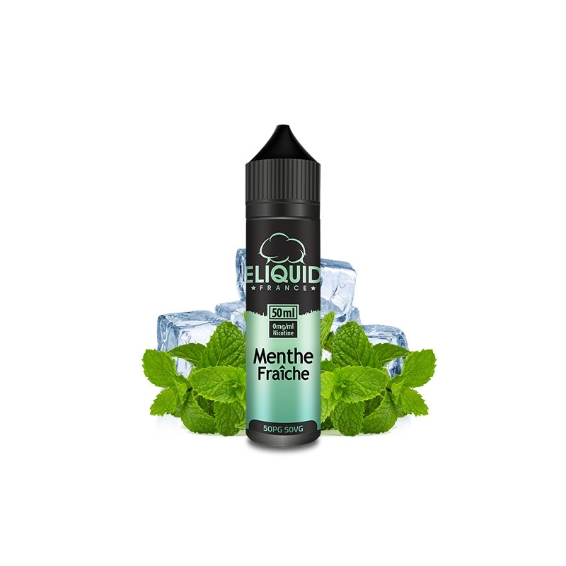 E liquide Menthe Fraîche 0mg 50ml - Eliquid France - vivap.fr cigarette électronique pas cher !!!