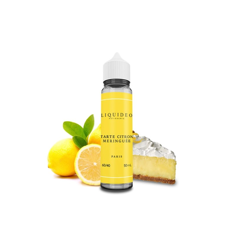 E-liquide Tarte au Citron Meringuée 0mg 50ml  - Liquideo Tentation  vivap.fr tout pour la cigarette électronique pas cher