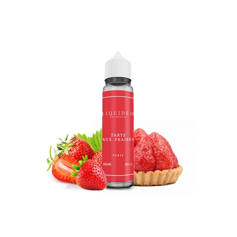 E-liquide Tarte aux Fraises Baba0mg 50ml  - Liquideo Tentation  vivap.fr tout pour la cigarette électronique pas cher