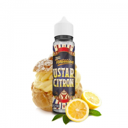 E-liquide Custard Citron 0mg 50ml  - Liquideo Tentation  vivap.fr tout pour la cigarette électronique pas cher