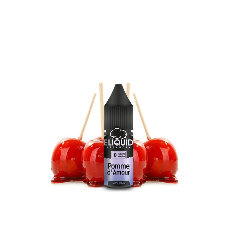 E liquide Pomme d'amour 10ml - Eliquid France- vivap.fr cigarette électronique pas cher !!!