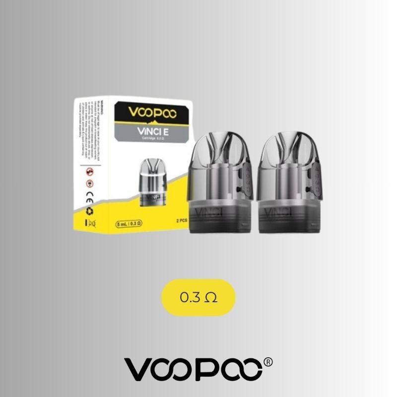 2 Cartouches Vinci E - Voopoo chez vivap.fr 2 Cartouches Vinci E - Voopoo chez vivap.fr