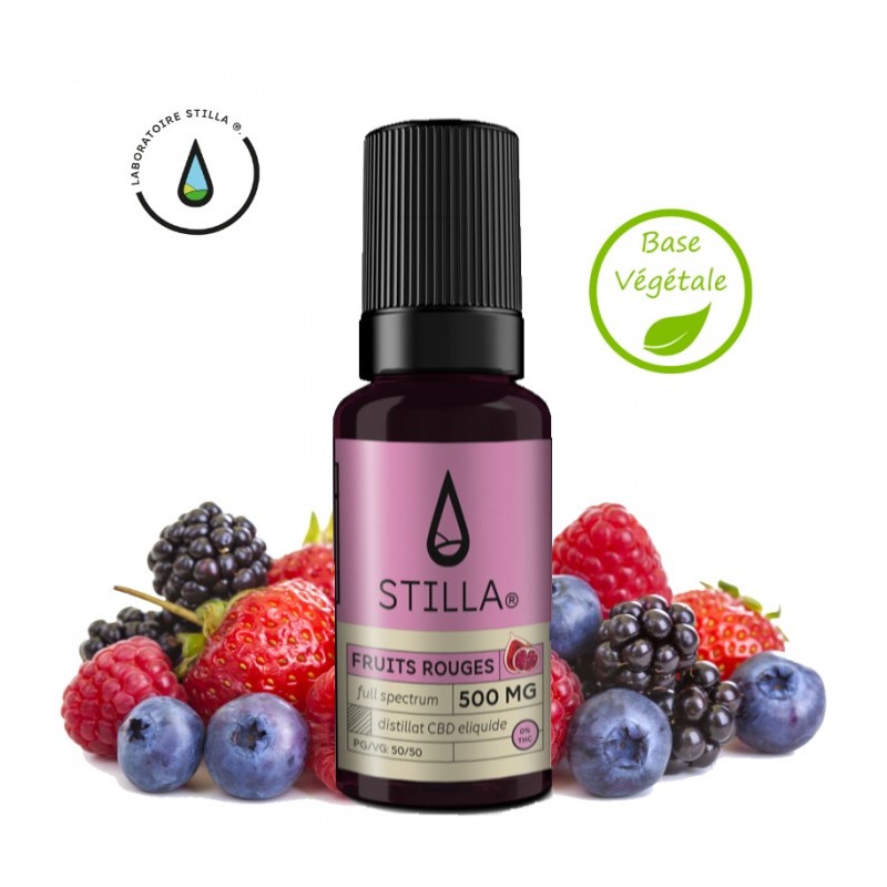 E-liquide FRUITS ROUGES CBD 100 - 10ML - STILLA vivap.fr cigarette électronique