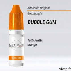 E-liquide Bubble Gum Alfaliquid 10ml vivap.fr cigarette électronique