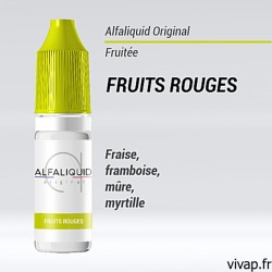 E-liquide Fruits Rouges Alfaliquid 10ml vivap.fr cigarette électronique