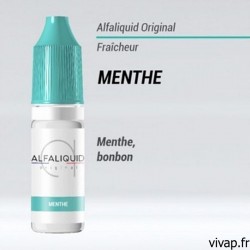 E-liquide Menthe Alfaliquid 10ml vivap.fr cigarette électronique