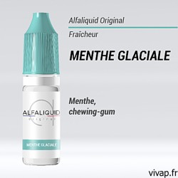 E-liquide Menthe Glaciale Alfaliquid 10ml vivap.fr cigarette électronique