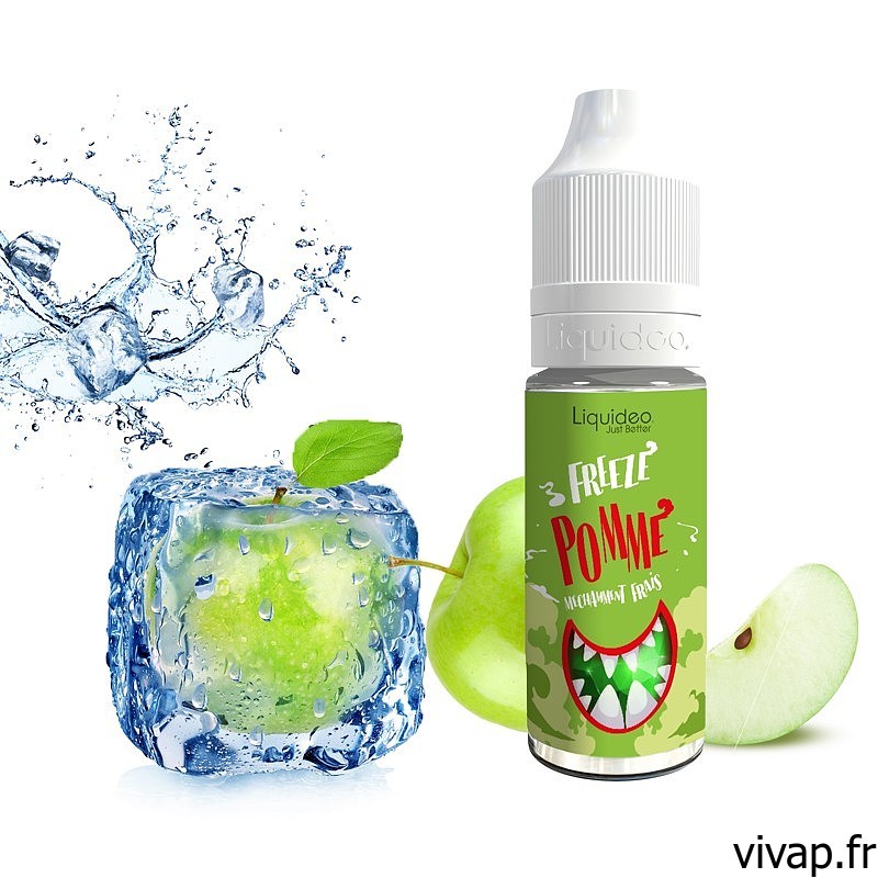 E-liquide FREEZE POMME - LIQUIDEO 10ml vivap.fr tout pour la cigarette électronique