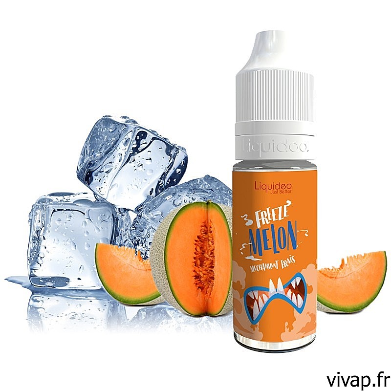 E-liquide melon freeze liquideo 10ml vivap.fr tout pour la cigarette électronique