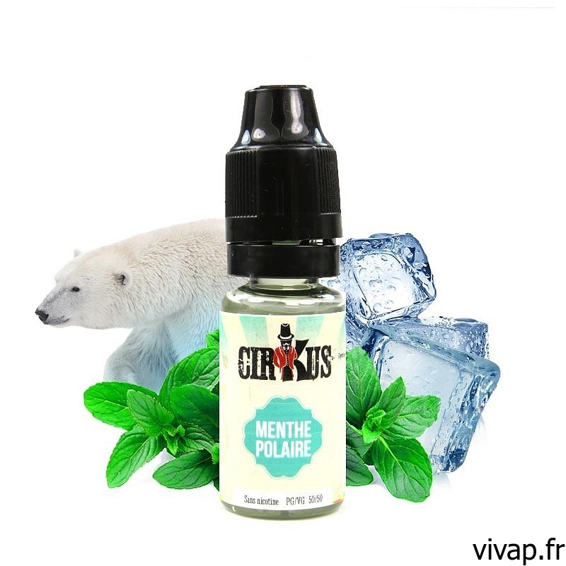 E-liquide Menthe Polaire - AUTENTIQUE CIRKUS 10ML vivap.fr cigarette électronique