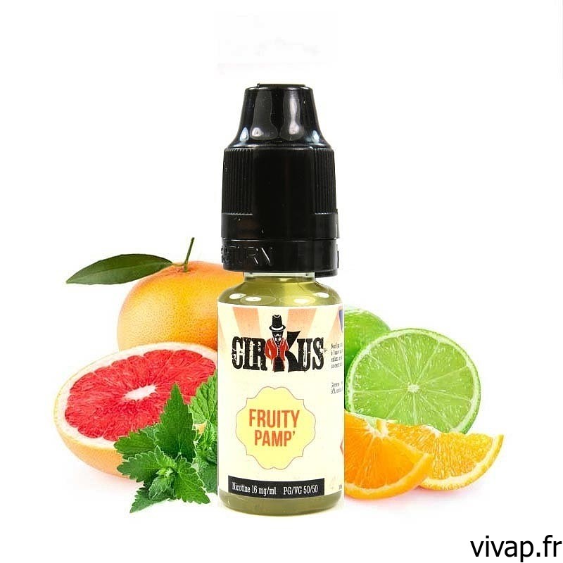 E-liquide Fruity Pamp' - Autentique Cirkus 10ml vivap.fr cigarette électronique