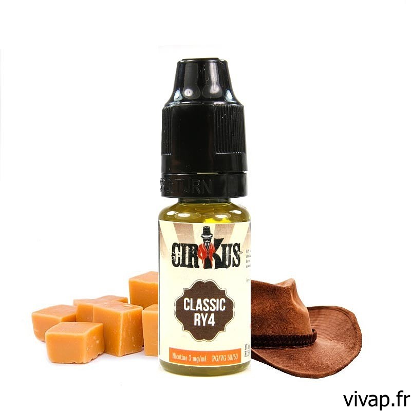 E-liquide Classic RY4 - Autentique Cirkus 10ml vivap.fr cigarette électronique