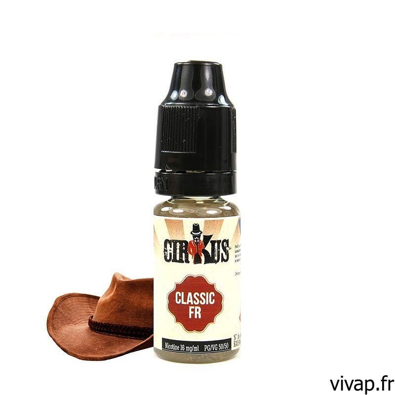 E-liquide Classic FR - Autentique Cirkus 10ml vivap.fr cigarette électronique