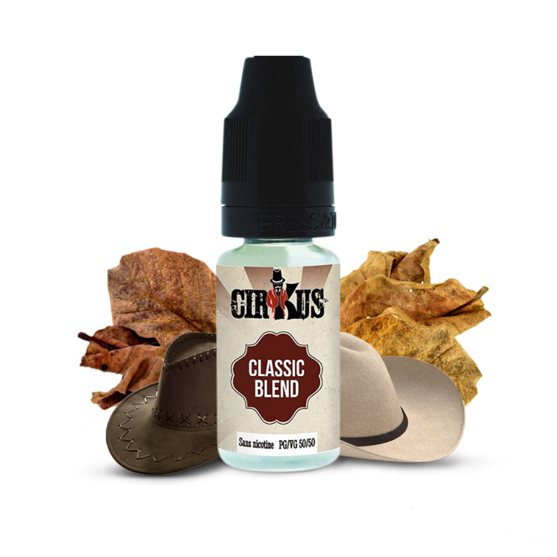 E-liquide Classic Blend - Autentique Cirkus 10ml vivap.fr cigarette électronique