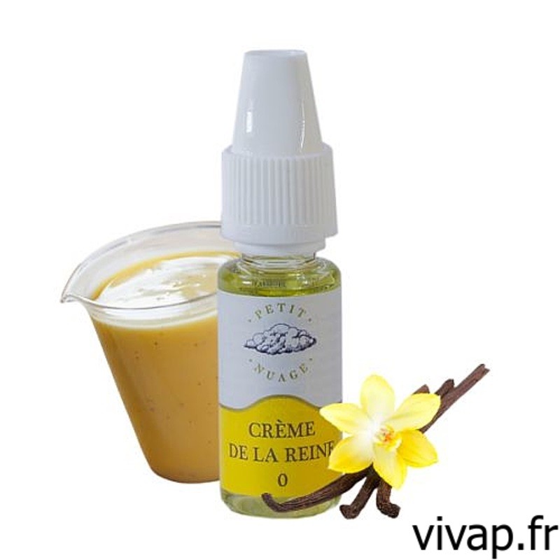 E-liquide CREME DE LA REINE - Petit Nuage 10ml vivap.fr tout pour la cigarette électronique