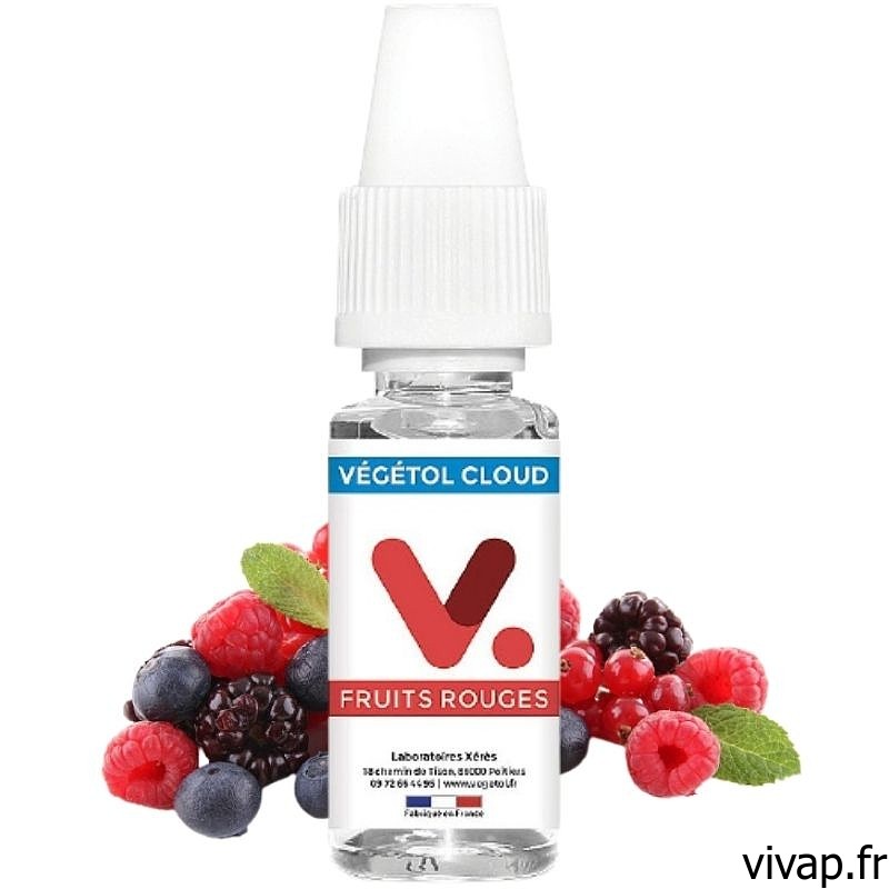 E-LIQUIDE FRUIT ROUGE - VÉGÉTOL CLOUD 10ML vivap.fr tout pour la cigarette électronique