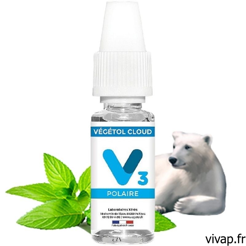 E-LIQUIDE POLAIRE - VÉGÉTOL CLOUD 10ML  vivap.fr tout pour la cigarette électronique