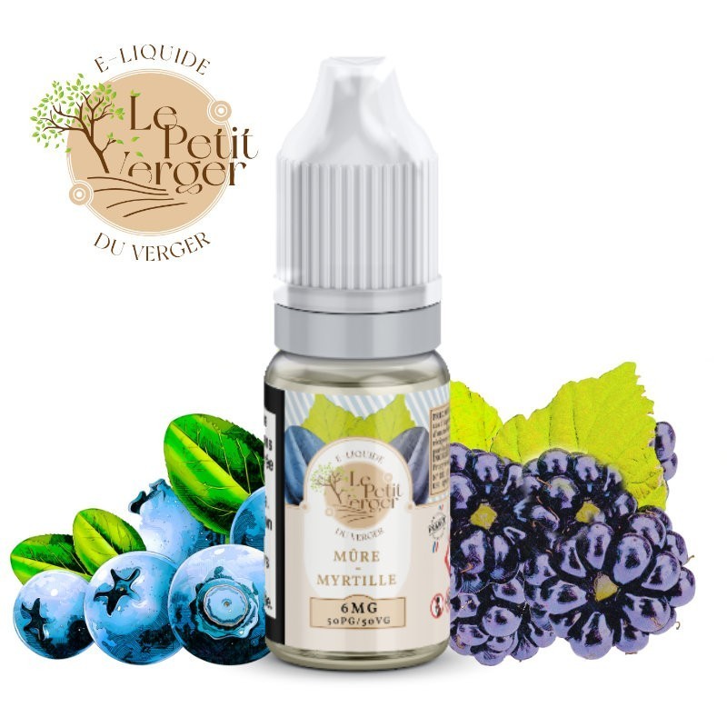 e liquide MÛRE MYRTILLE - Le Petit Verger Savourea - vivap.fr