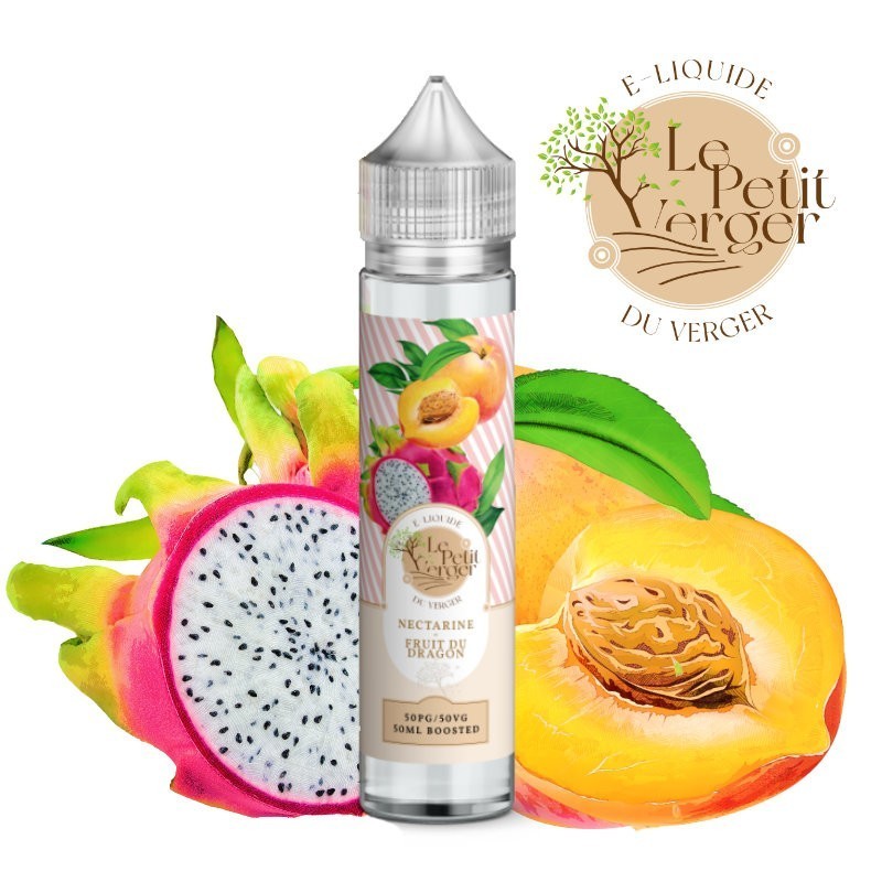 e liquide NECTARINE FRUIT DU DRAGON 50ML - Le Petit Verger -vivap.fr- Savourea