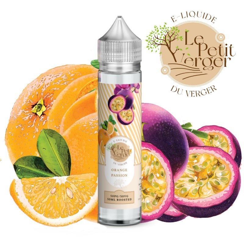 e liquide ORANGE PASSION 50ML - Le Petit Verger Savourea -vivap.fr