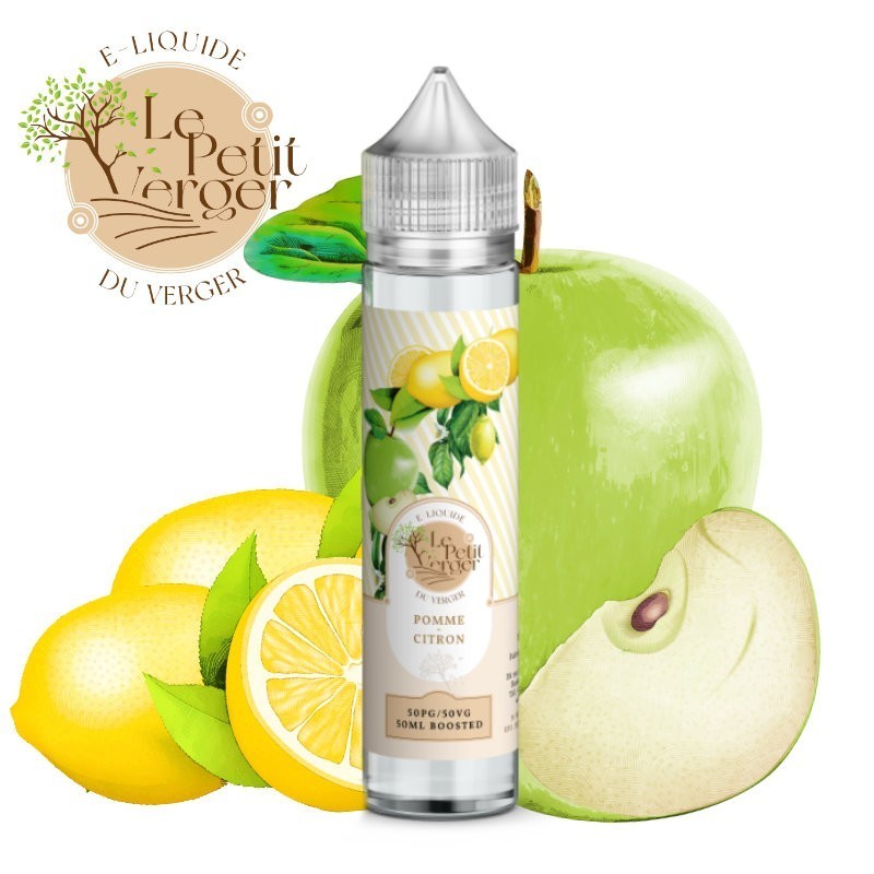 e liquide POMME CITRON 50ML - Le Petit Verger Savourea - vivap.fr