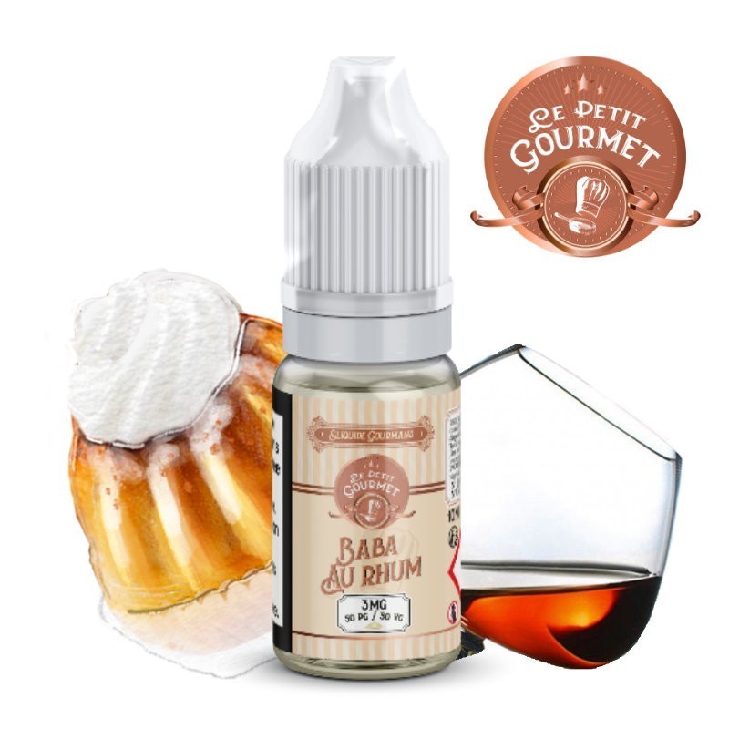 e liquide BABA AU RHUM - Le Petit Gourmet Savourea - vivap.fr