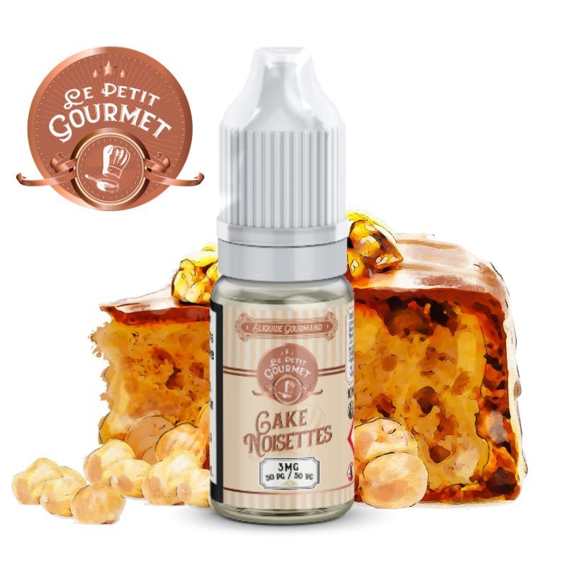 e liquide CAKE NOISETTES - Le Petit Gourmet Savourea - vivap.fr