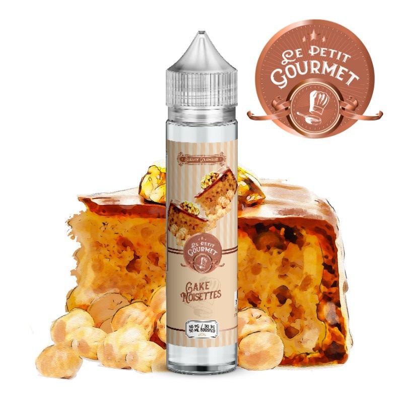 e liquide CAKE NOISETTES 50ML - Le Petit Gourmet Savourea - vivap.fr