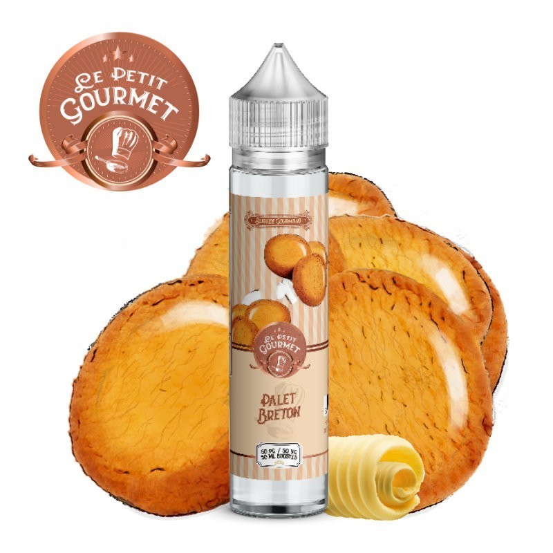 e liquide PALET BRETON 50ML - Le Petit Gourmet Savourea - vivap.fr